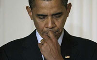 Obama en pleine reflexion
